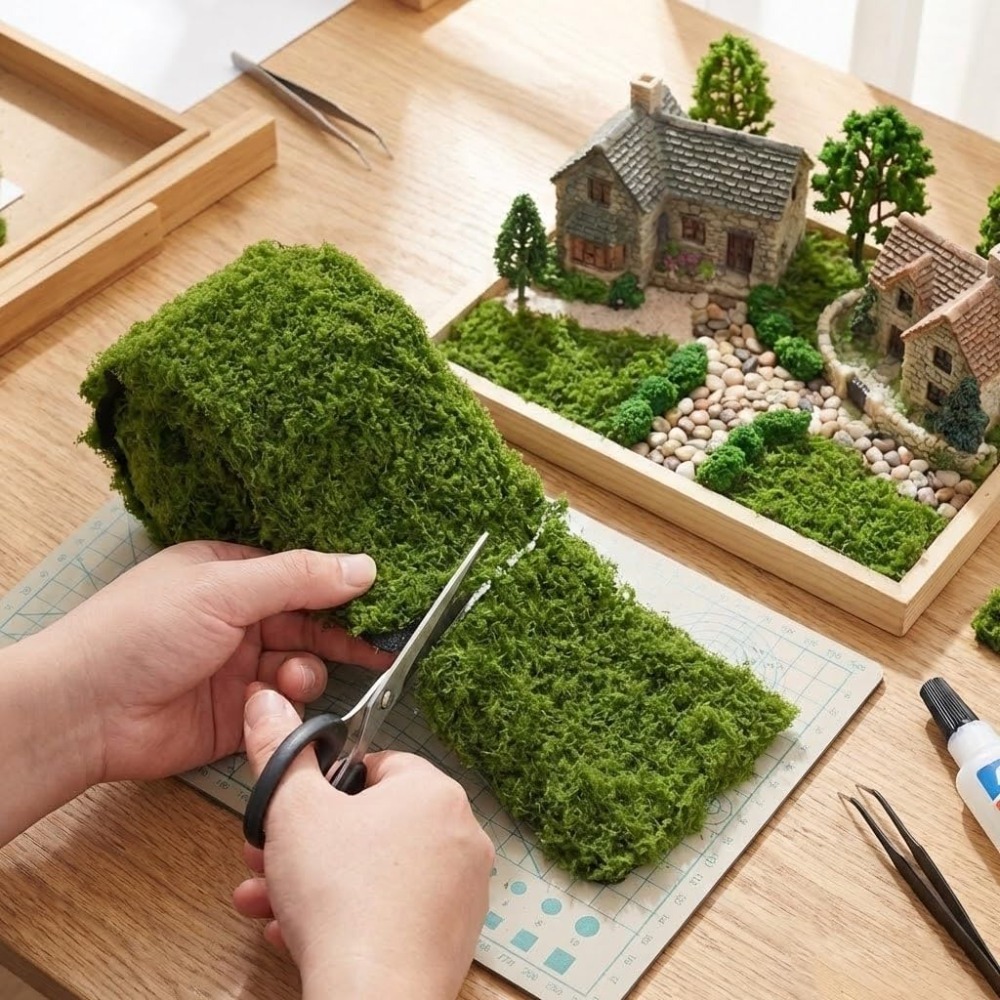 Terrarium Moss Art - Sahte Yosun Minderi, Düğün Dekorasyonu için