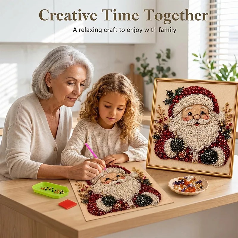 Resin Craft Kit - Noel İnci Elmas Boyama Sanat Seti