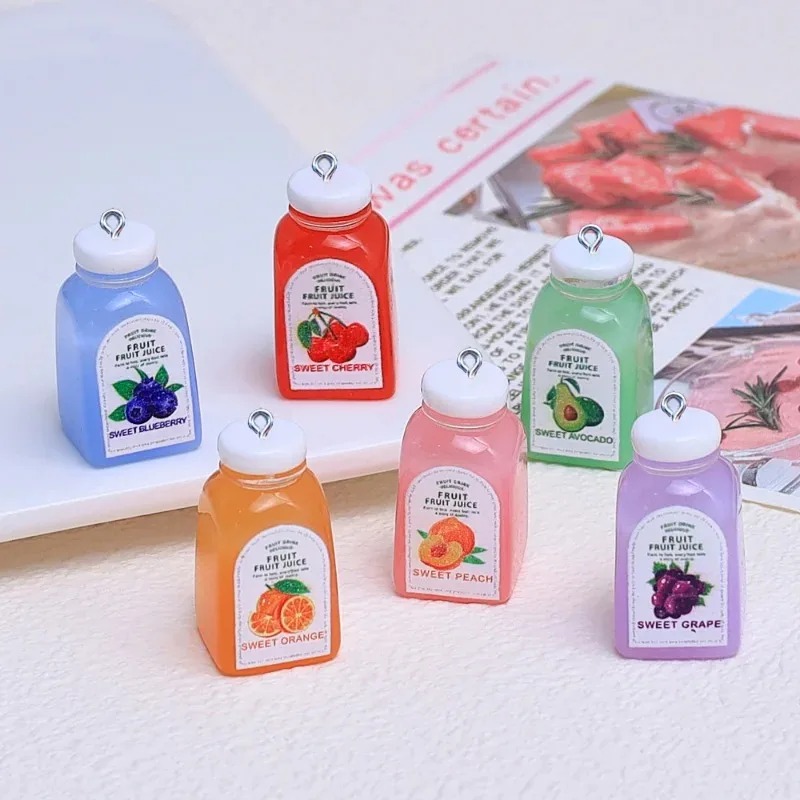 Crafting Resin - 10 Adet Kawaii Mini 3D Kiraz