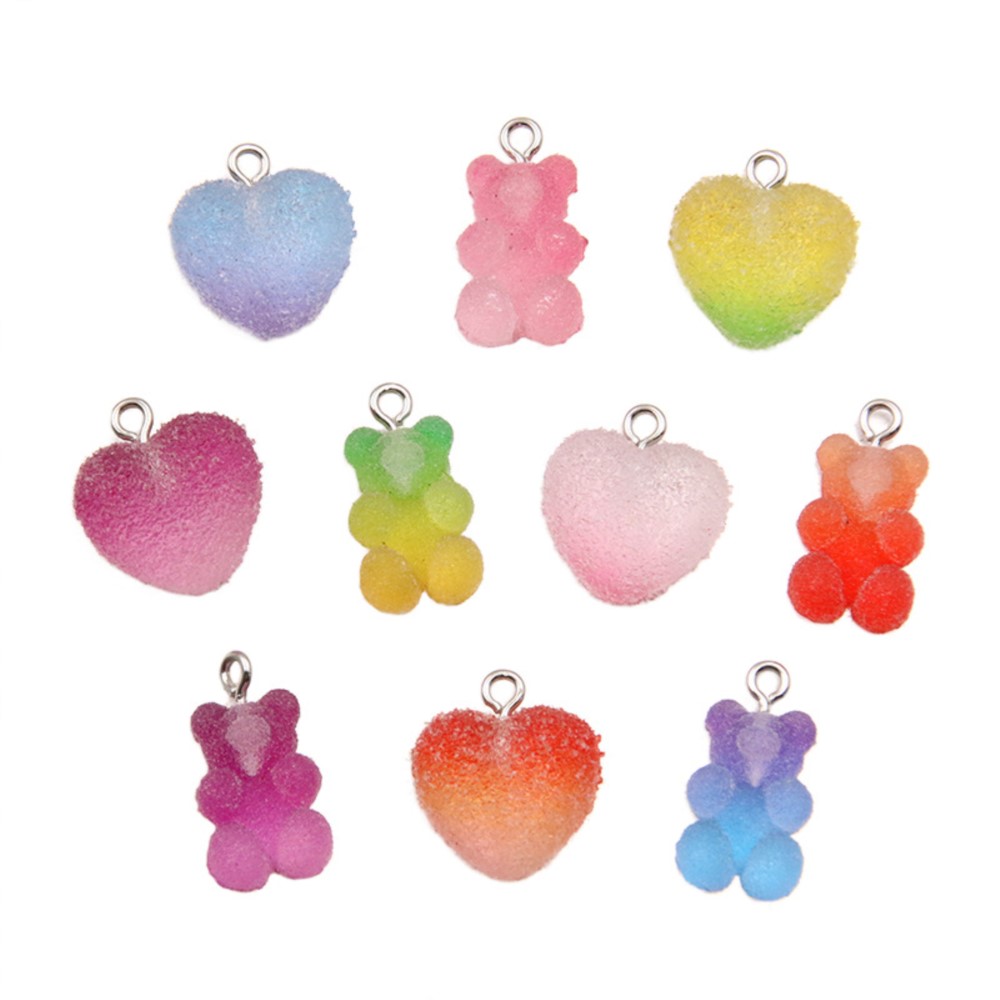 Resin Craft Projects - 20 adet degrade renk şeker reçine